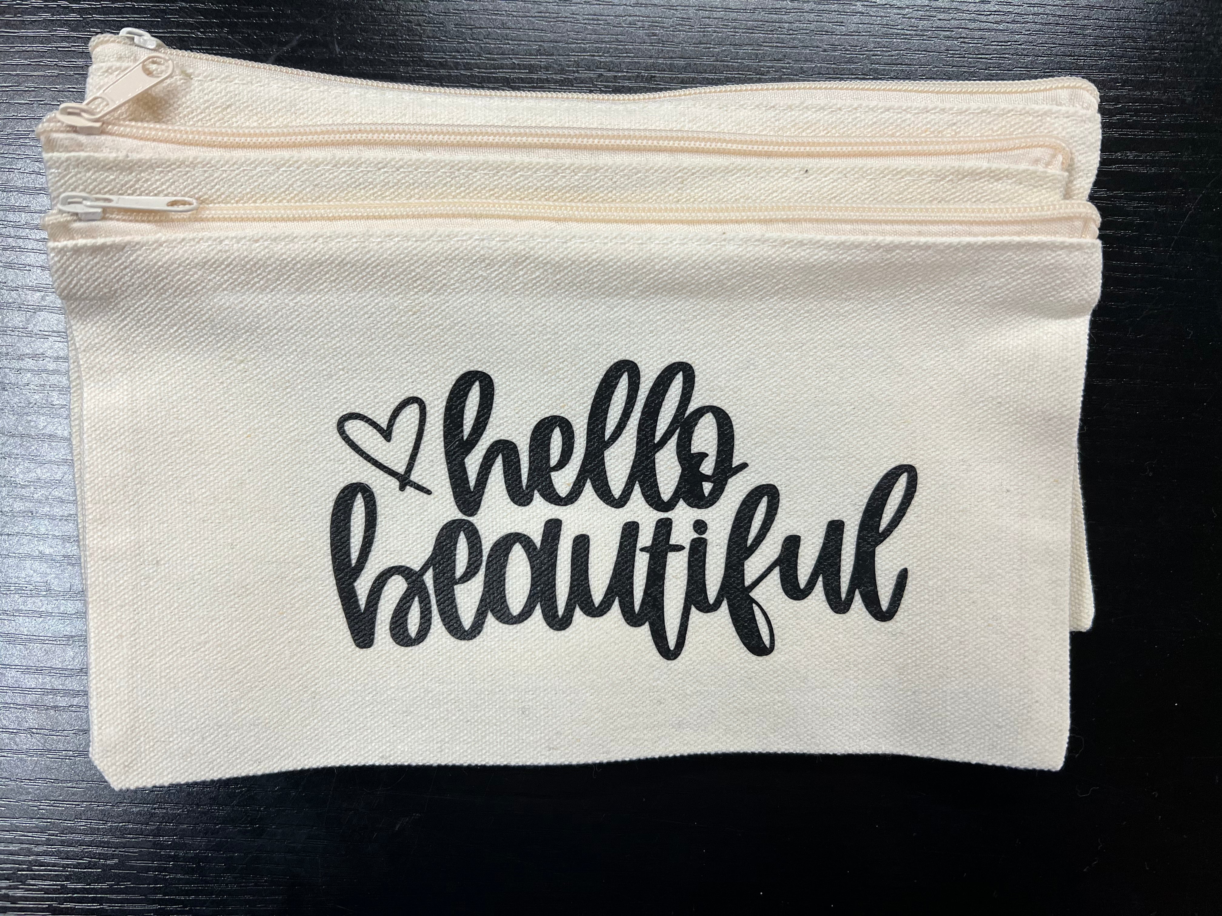 Canvas Makeup Bag