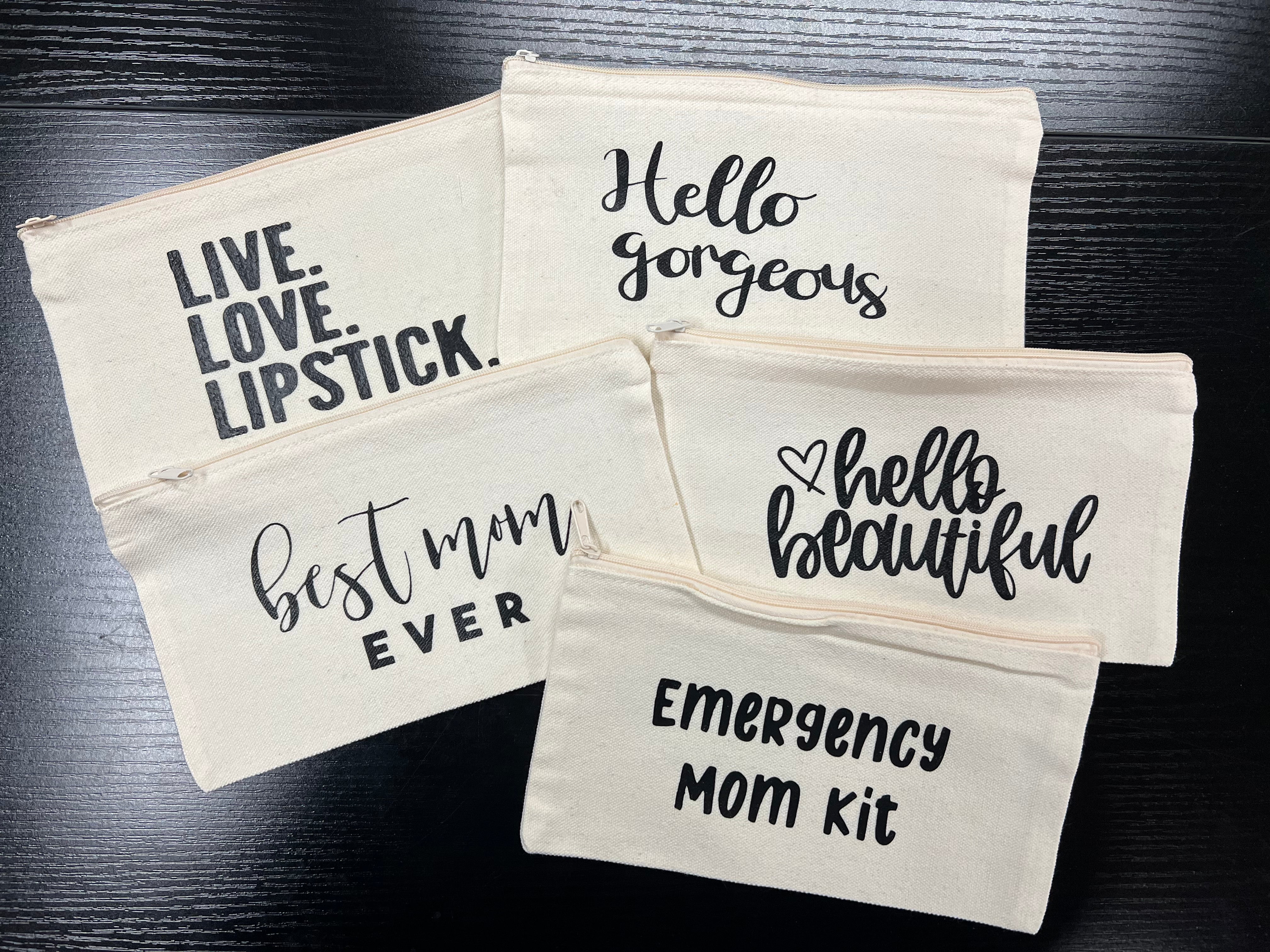 Canvas Makeup Bag