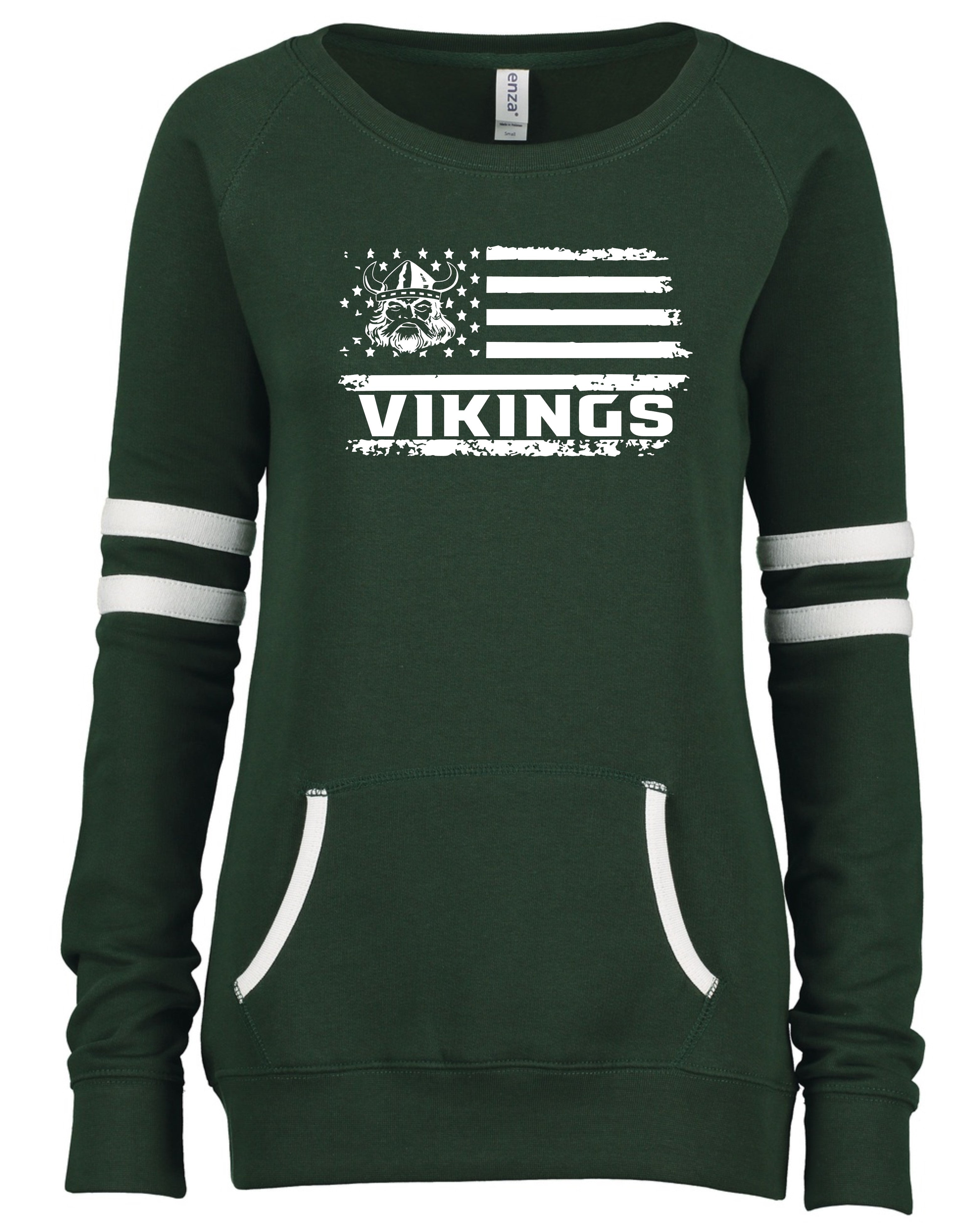 Evergreen Flag Women's Crewneck w/ Pocket