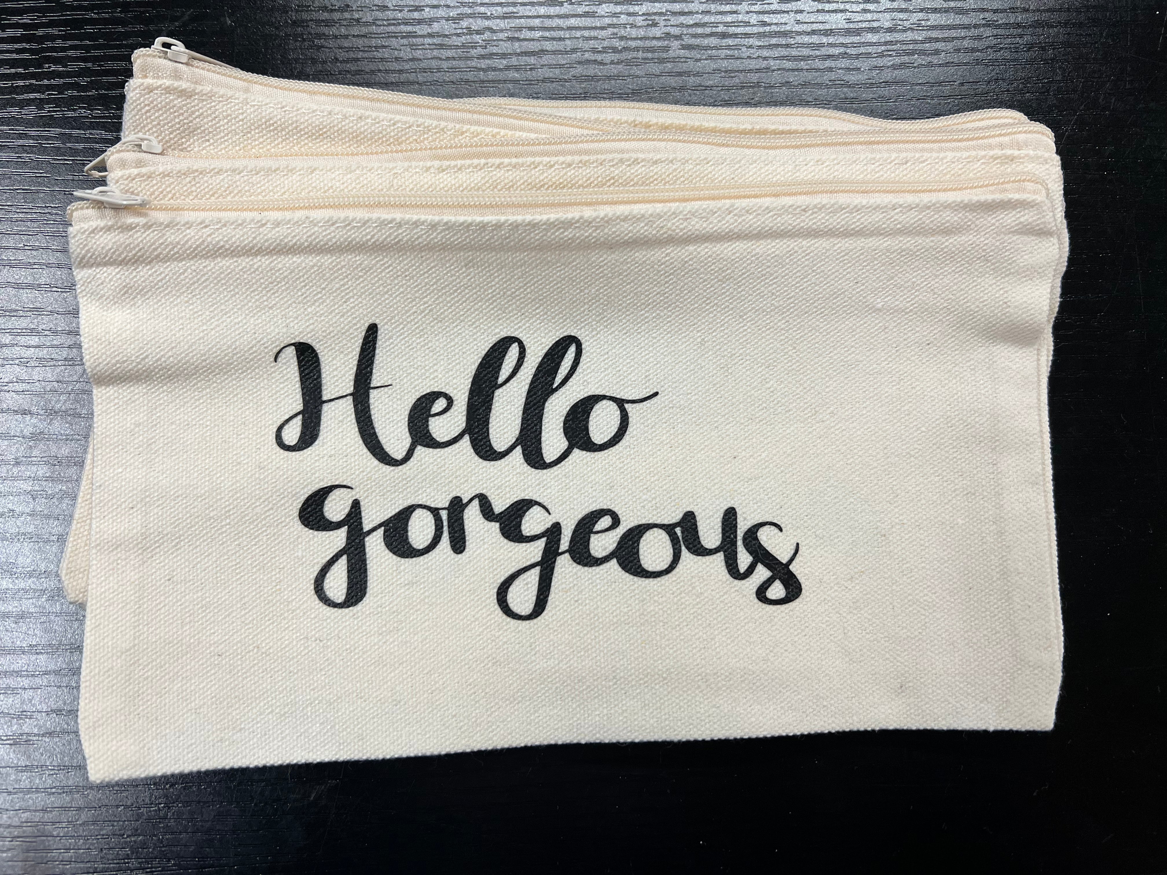 Canvas Makeup Bag