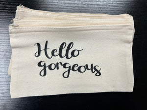 Canvas Makeup Bag