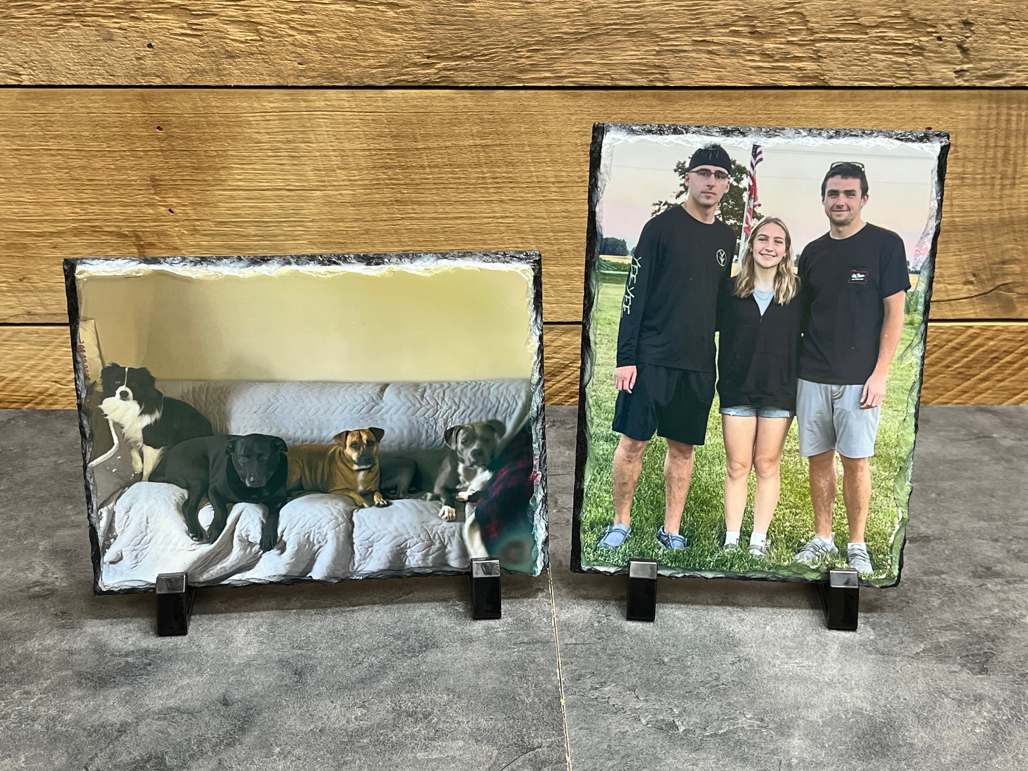 Custom Slate Photo Frame – DM Creations