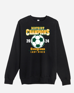 Load image into Gallery viewer, EVG Lady Vikes Soccer - District Champs Crewneck
