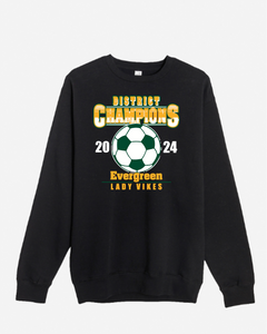 EVG Lady Vikes Soccer - District Champs Crewneck