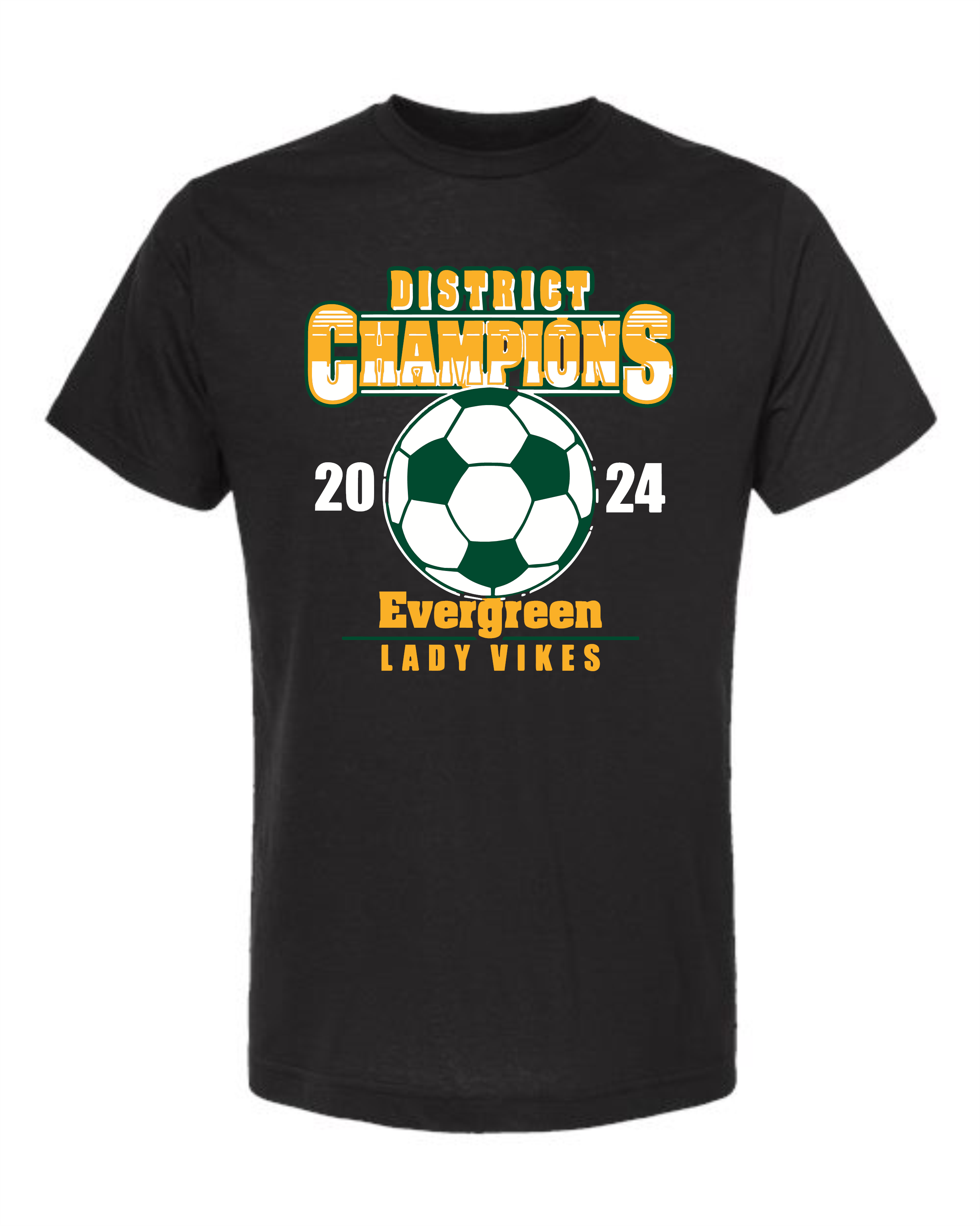 EVG Lady Vikes Soccer - District Champs T-shirt