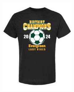 EVG Lady Vikes Soccer - District Champs T-shirt