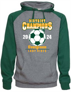 EVG Lady Vikes Soccer - District Champs Hood