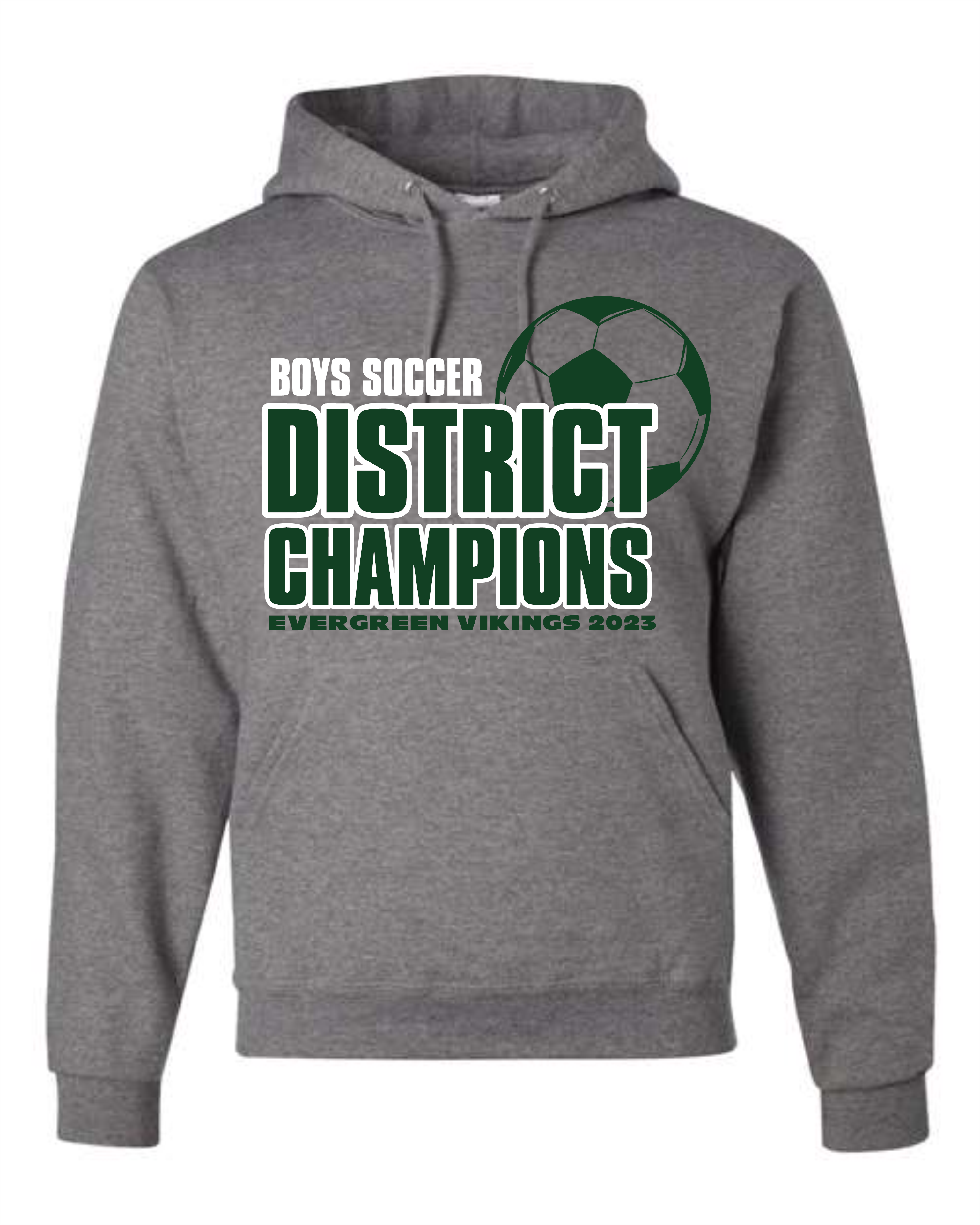 EVG Boys Soccer - District Champs Spirit Wear