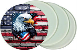 Round Glass Coaster set