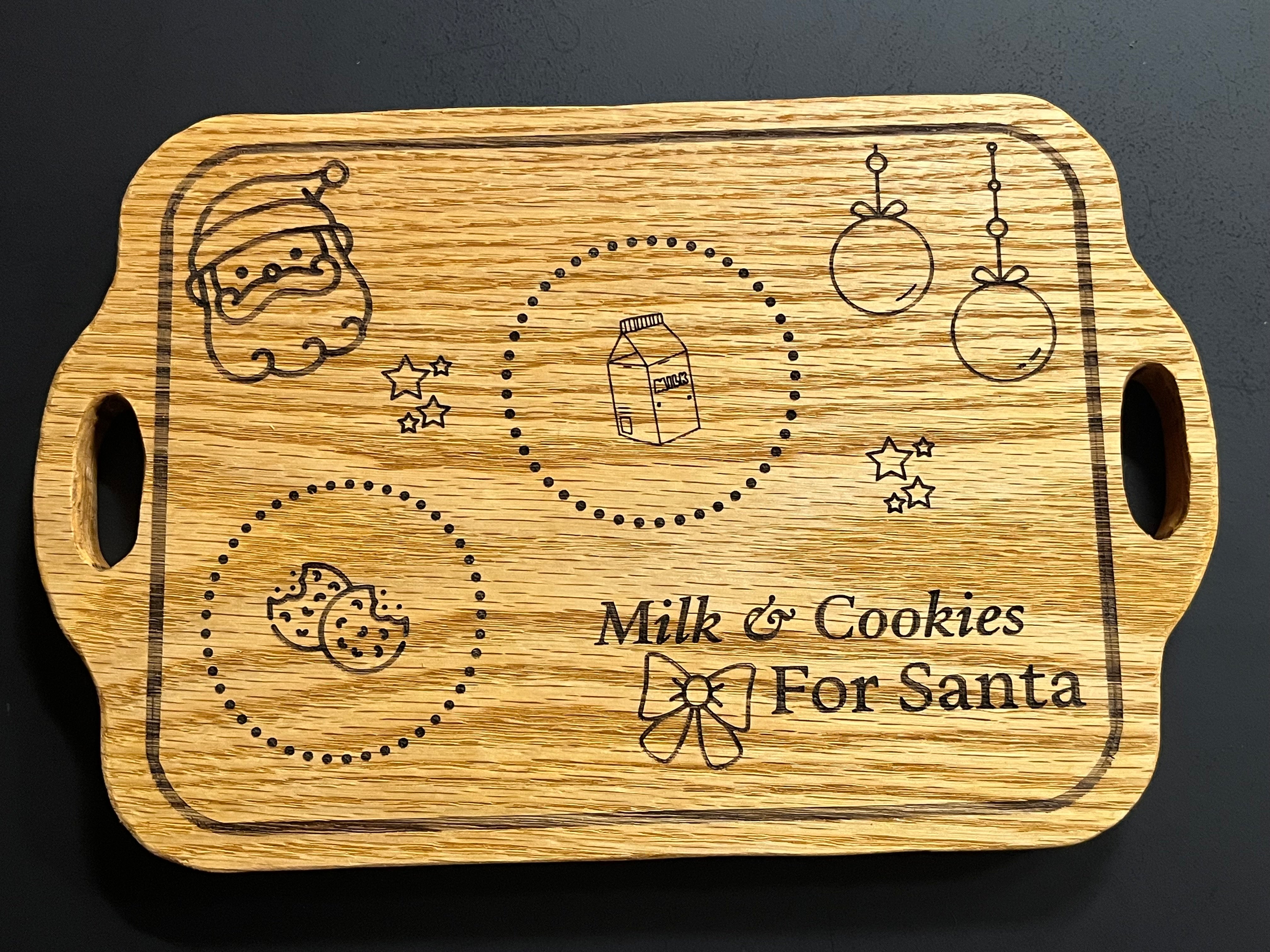 Santa Milk & Cookie Boards