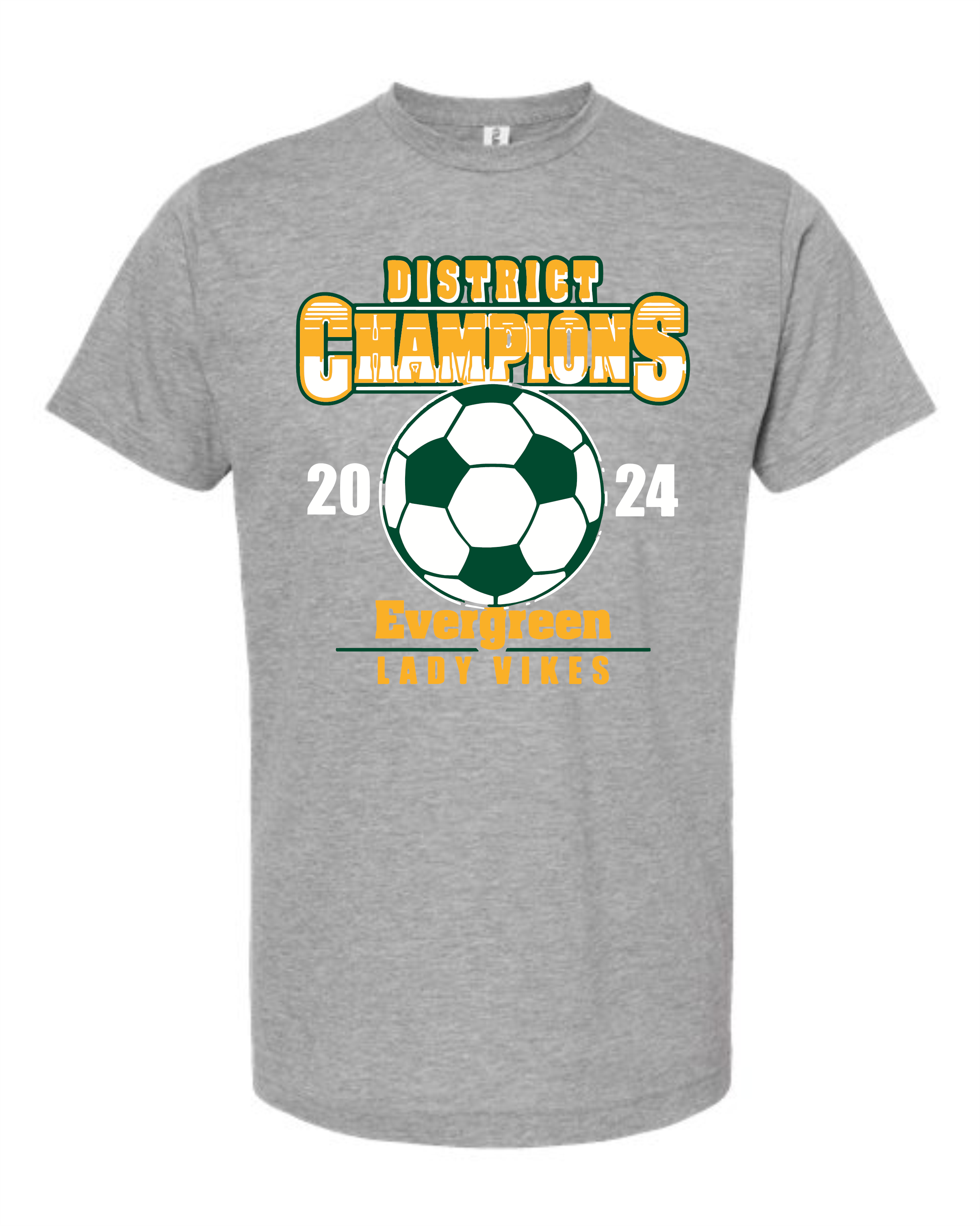 EVG Lady Vikes Soccer - District Champs T-shirt