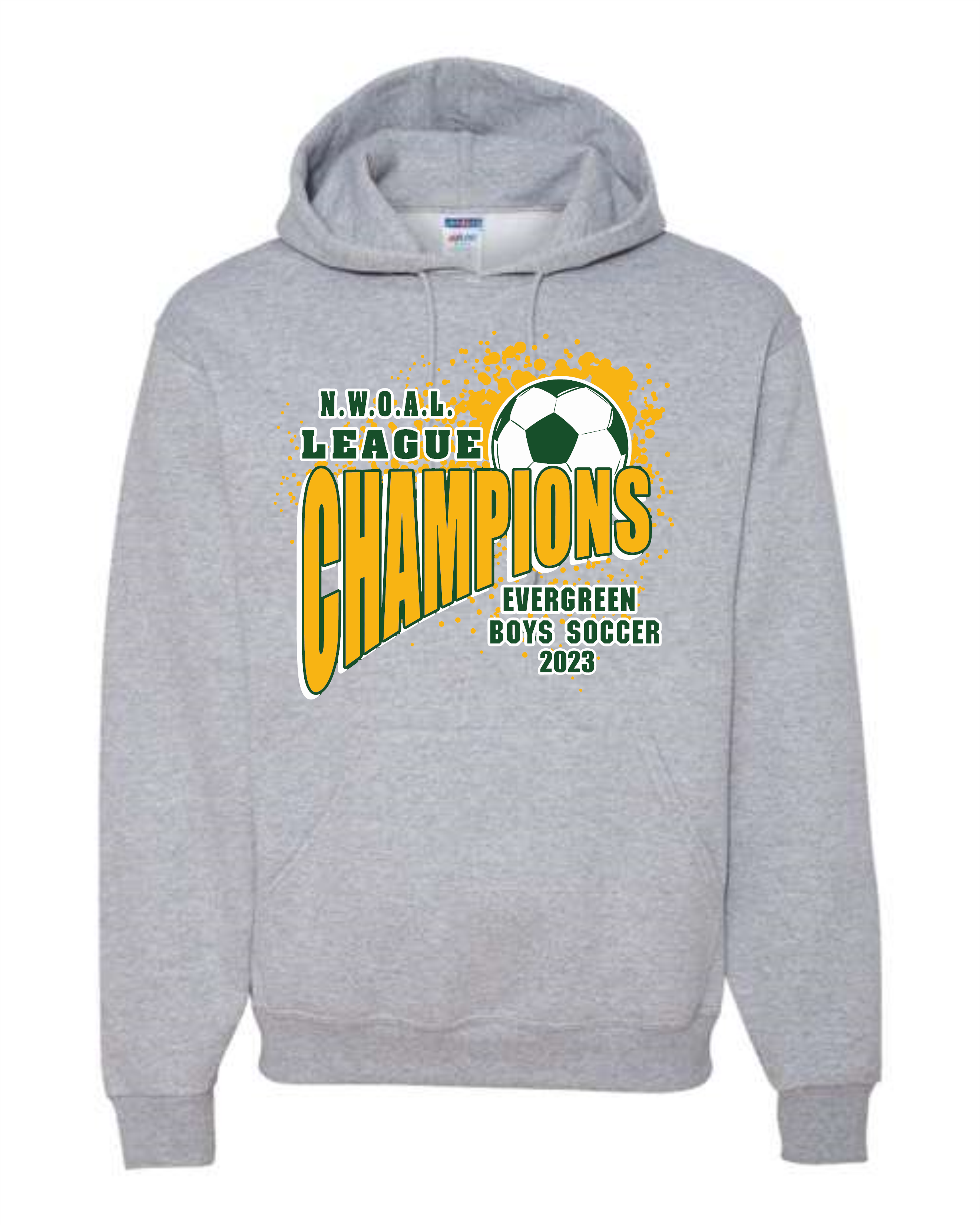 EVG Boys Soccer - League Champs Hoodie