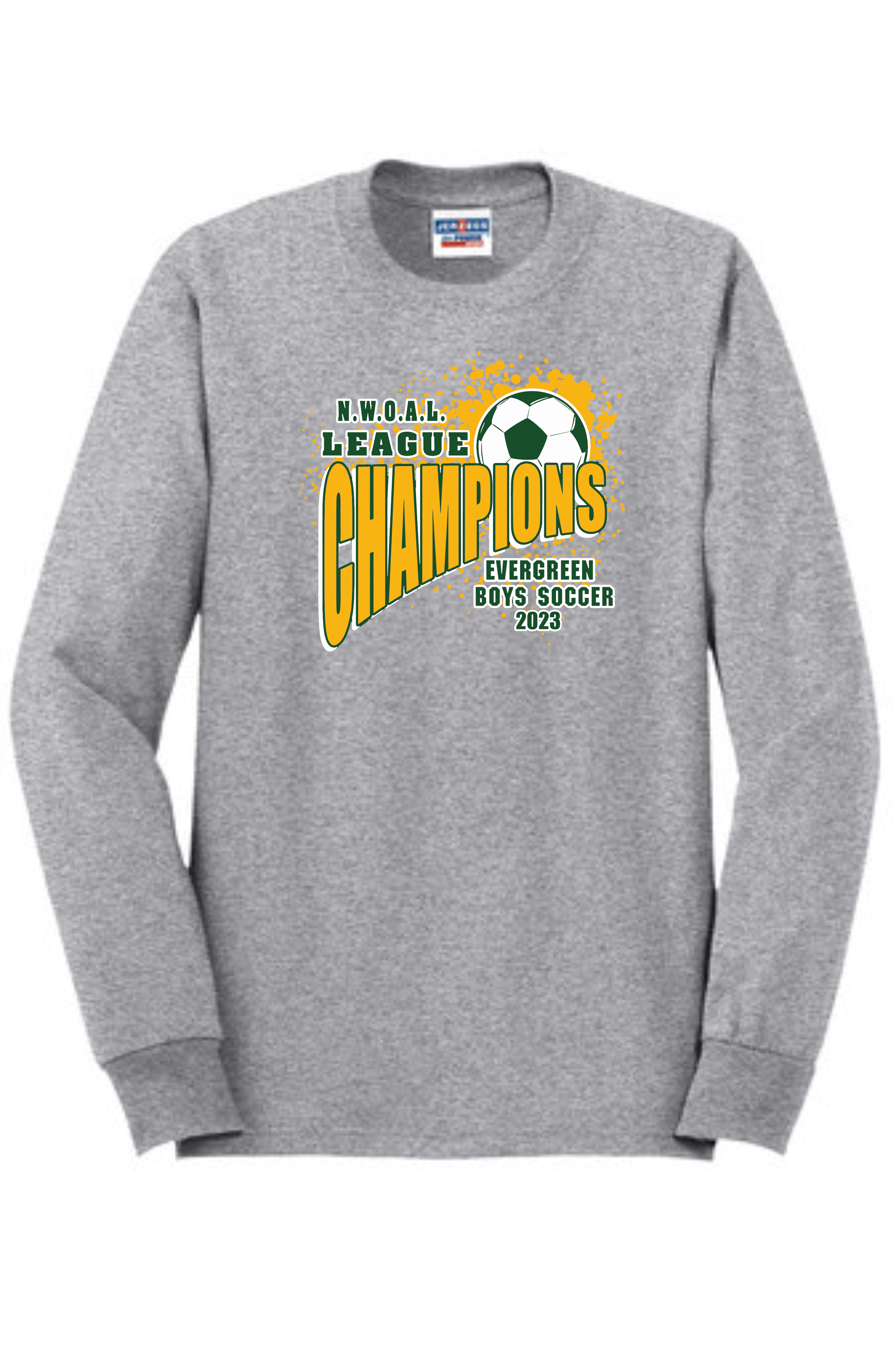 EVG Boys Soccer - League Champs Long Sleeve