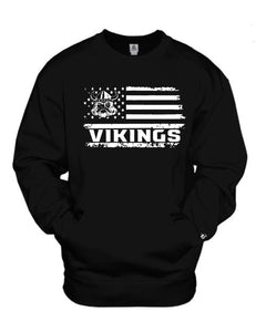 Evergreen Flag Crewneck - Badger