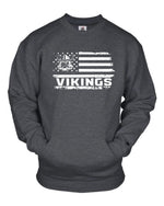 Load image into Gallery viewer, Evergreen Flag Crewneck - Badger
