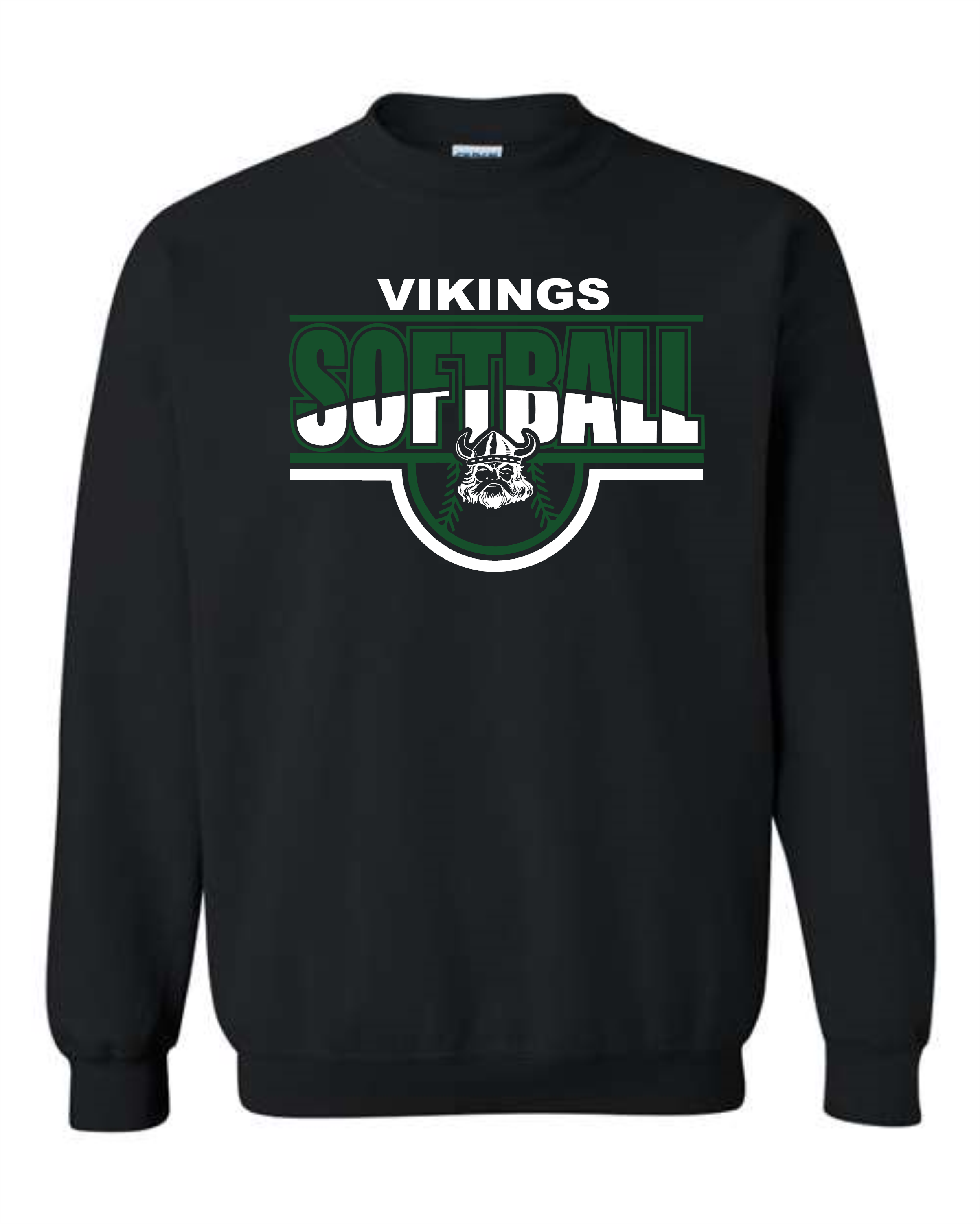 Vikings Softball - Short sleeve, Crewneck and Hoodie options