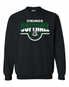 Vikings Softball - Short sleeve, Crewneck and Hoodie options