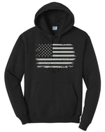 Load image into Gallery viewer, Distressed Flag Hoodie Youth &amp; Adult
