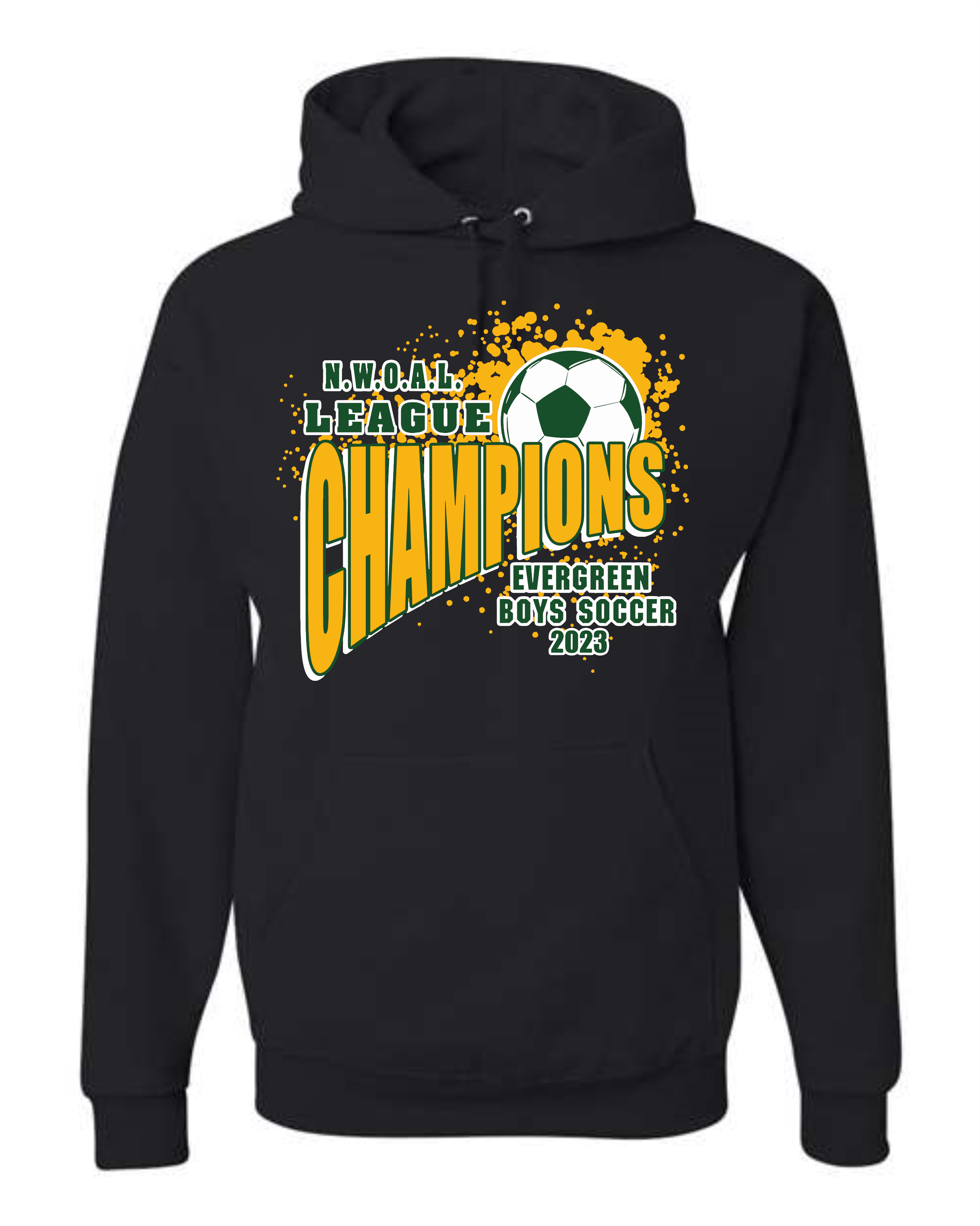 EVG Boys Soccer - League Champs Hoodie