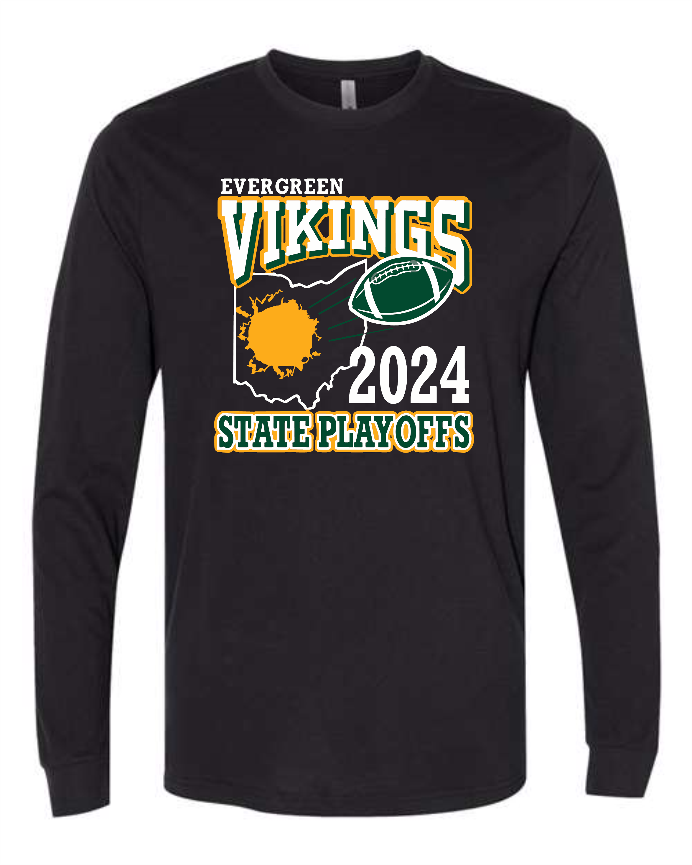 Evergreen Football Playoff - Long sleeve