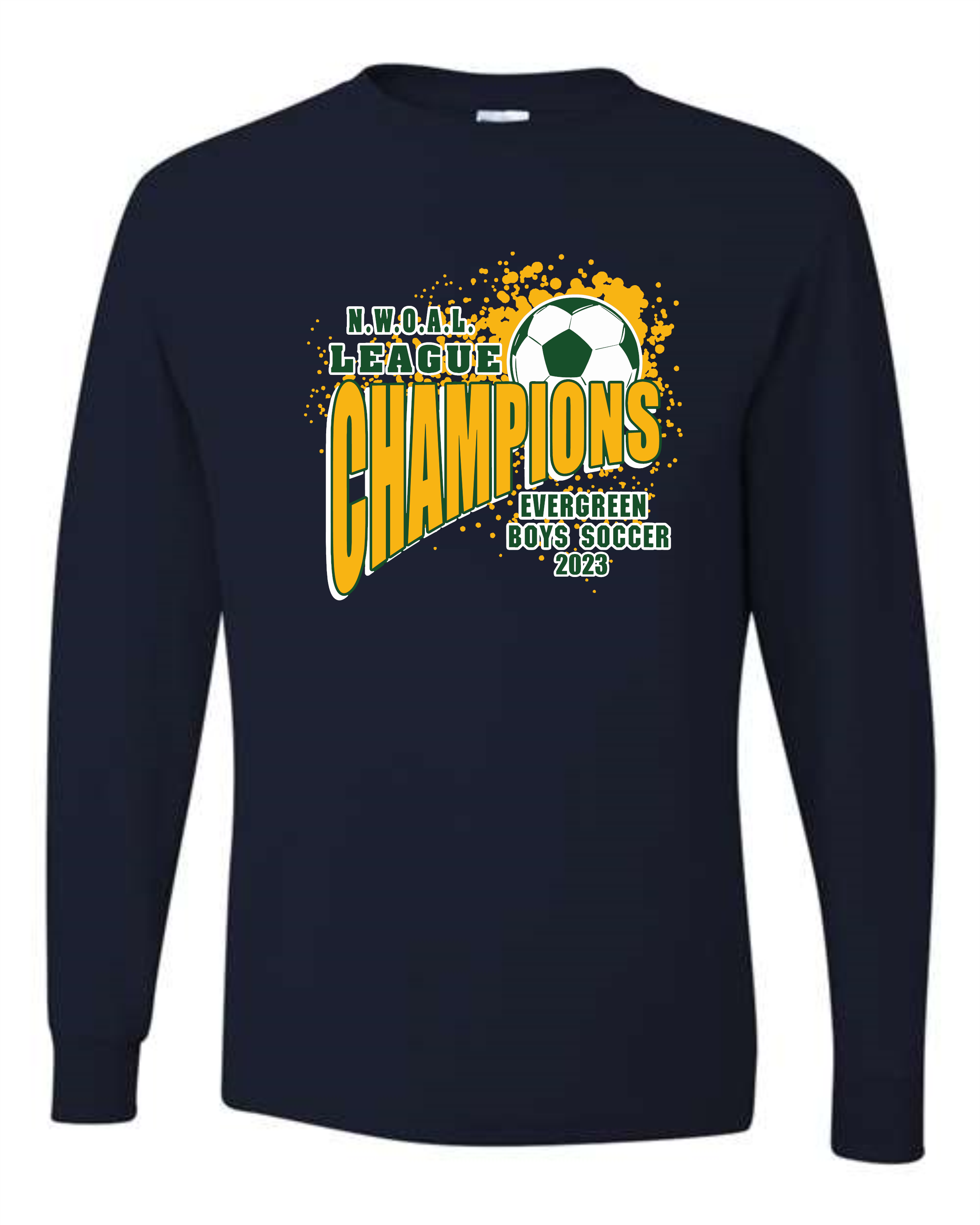 EVG Boys Soccer - League Champs Long Sleeve