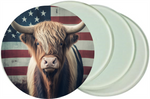 Load image into Gallery viewer, Round Glass Coaster set
