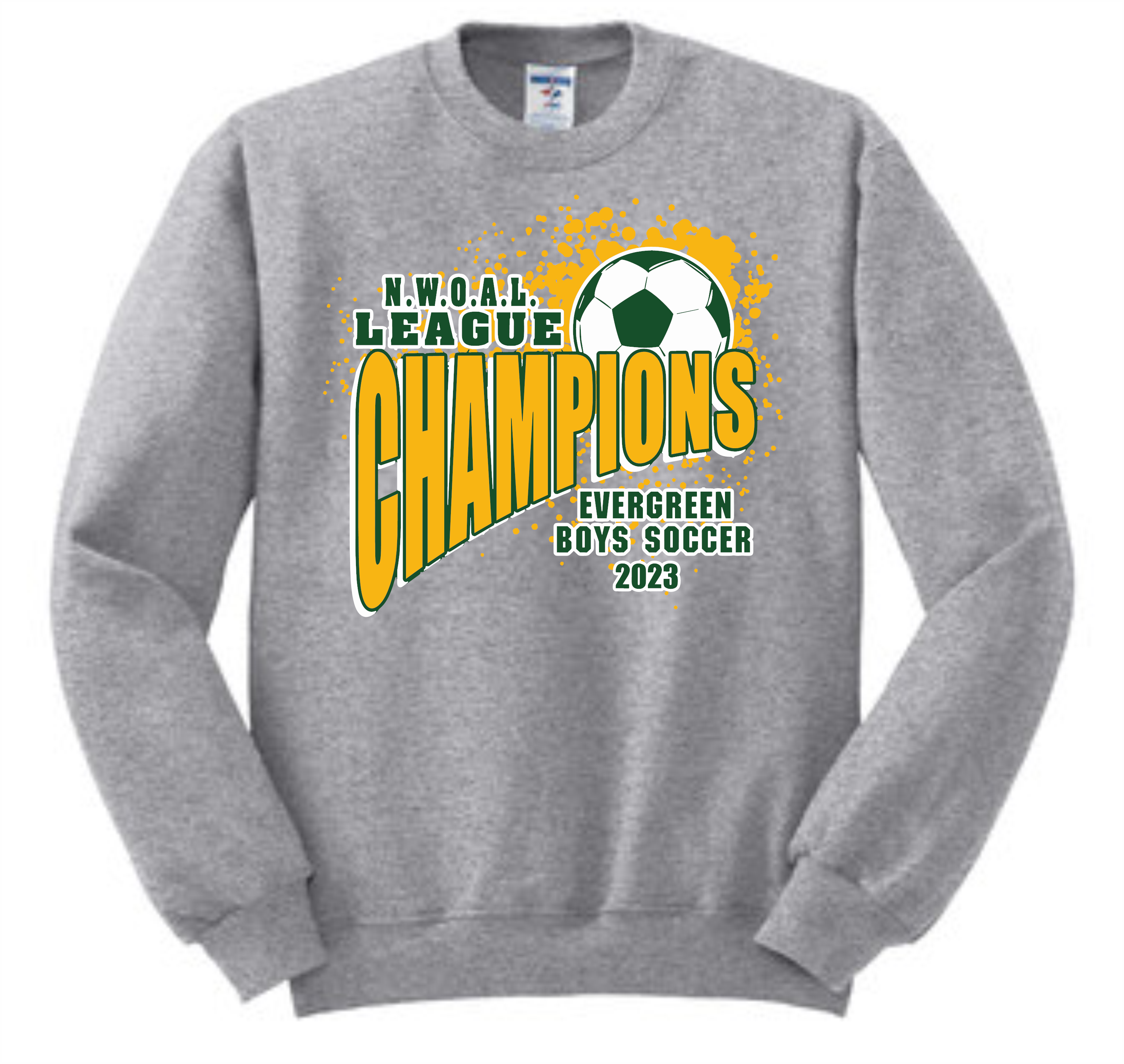 EVG Boys Soccer - League Champs Crewneck Sweatshirt