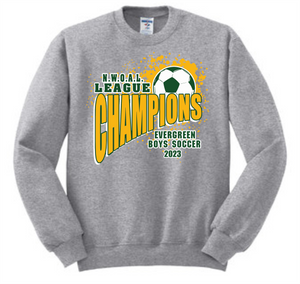 EVG Boys Soccer - League Champs Crewneck Sweatshirt