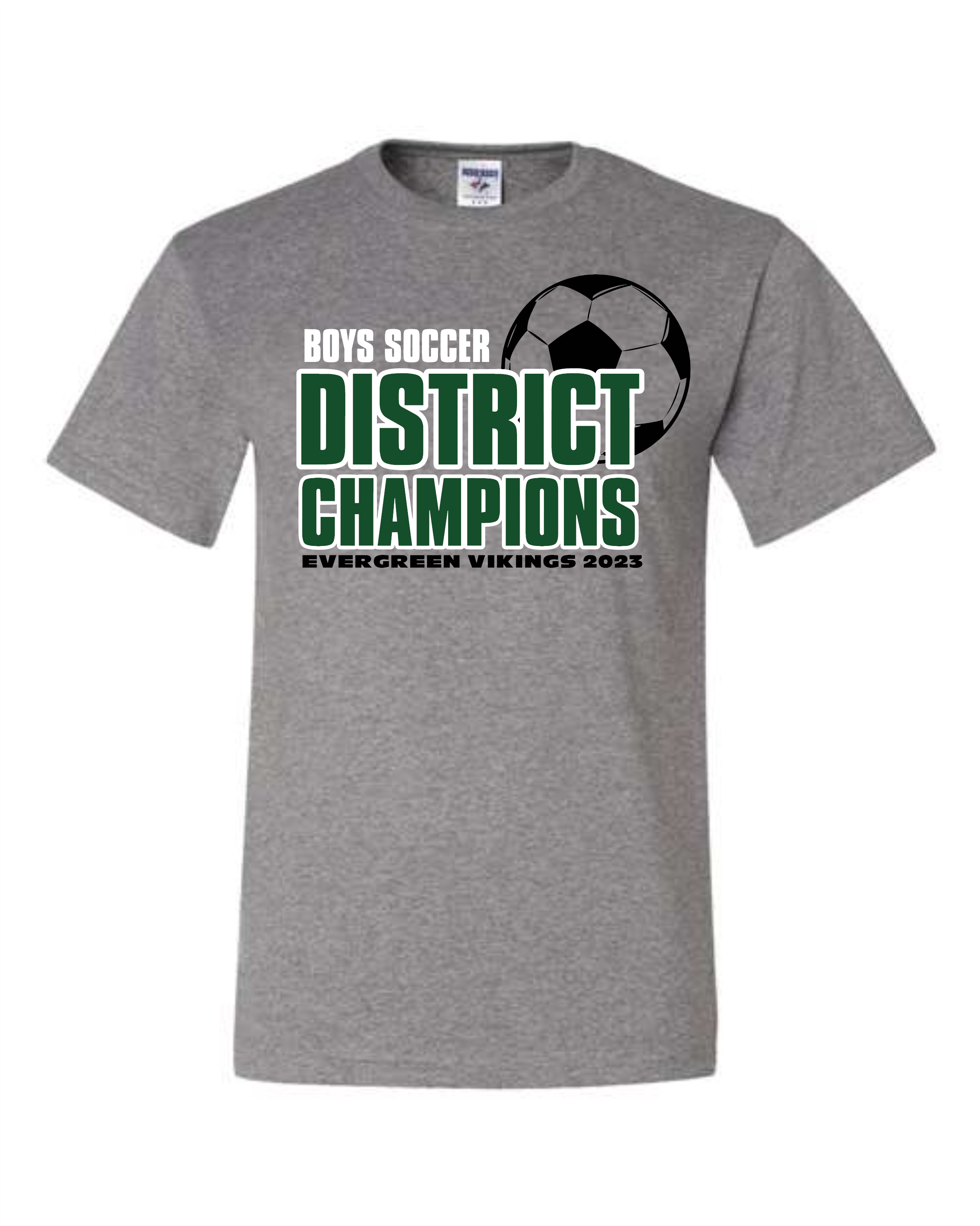 EVG Boys Soccer - District Champs Spirit Wear
