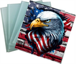 Load image into Gallery viewer, Square Glass Coaster set
