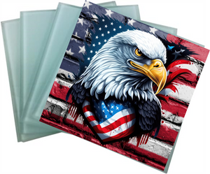 Square Glass Coaster set