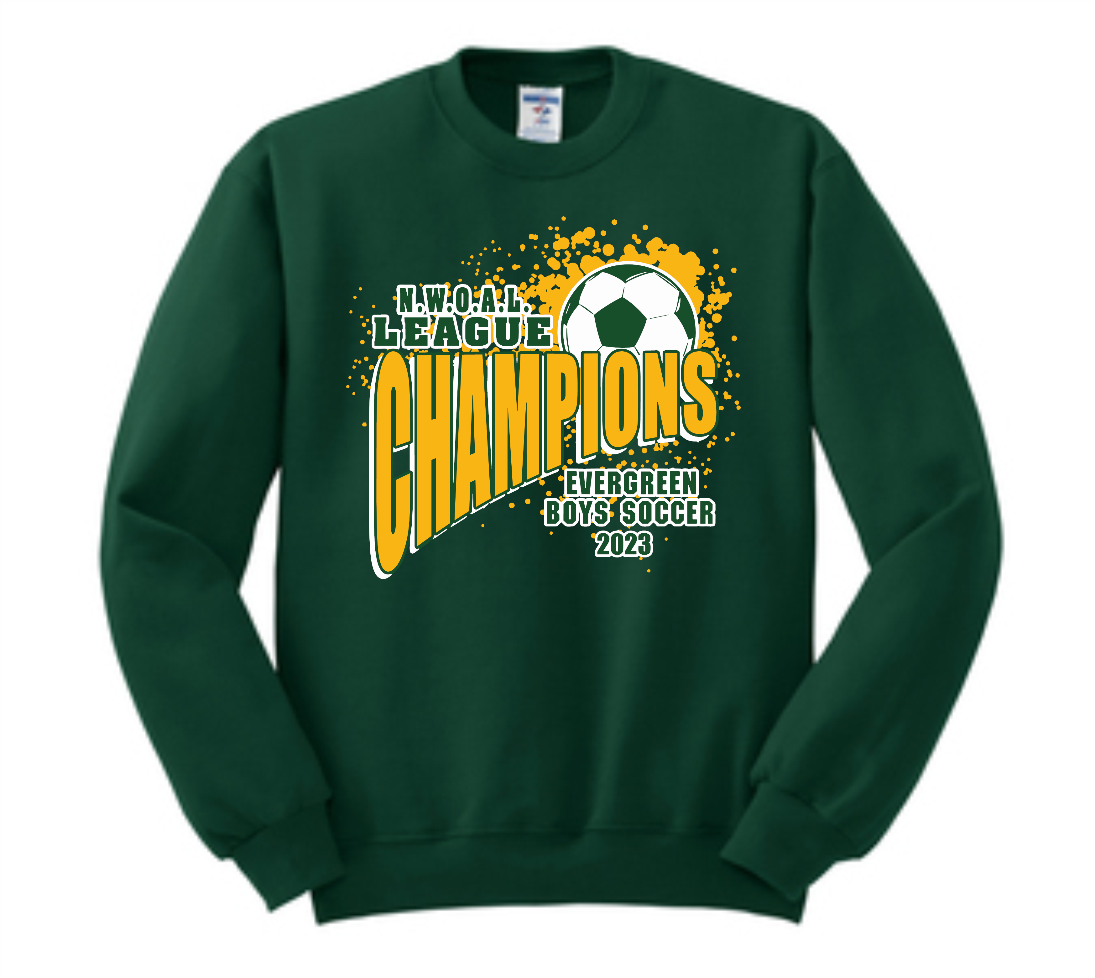 EVG Boys Soccer - League Champs Crewneck Sweatshirt