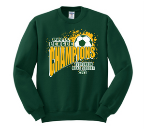 EVG Boys Soccer - League Champs Crewneck Sweatshirt