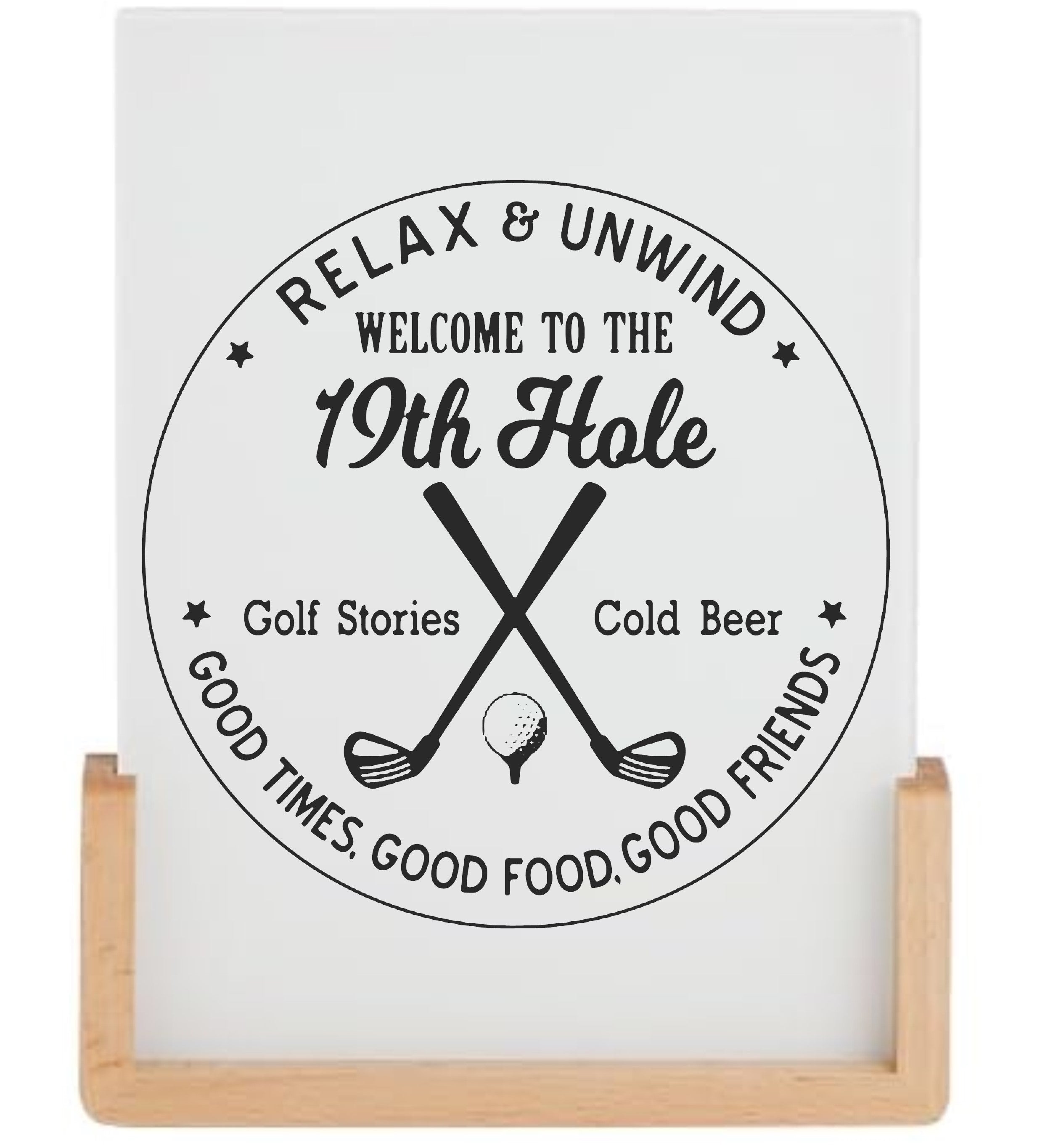 Night Light w/ wood stand