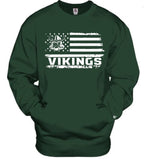 Load image into Gallery viewer, Evergreen Flag Crewneck - Badger
