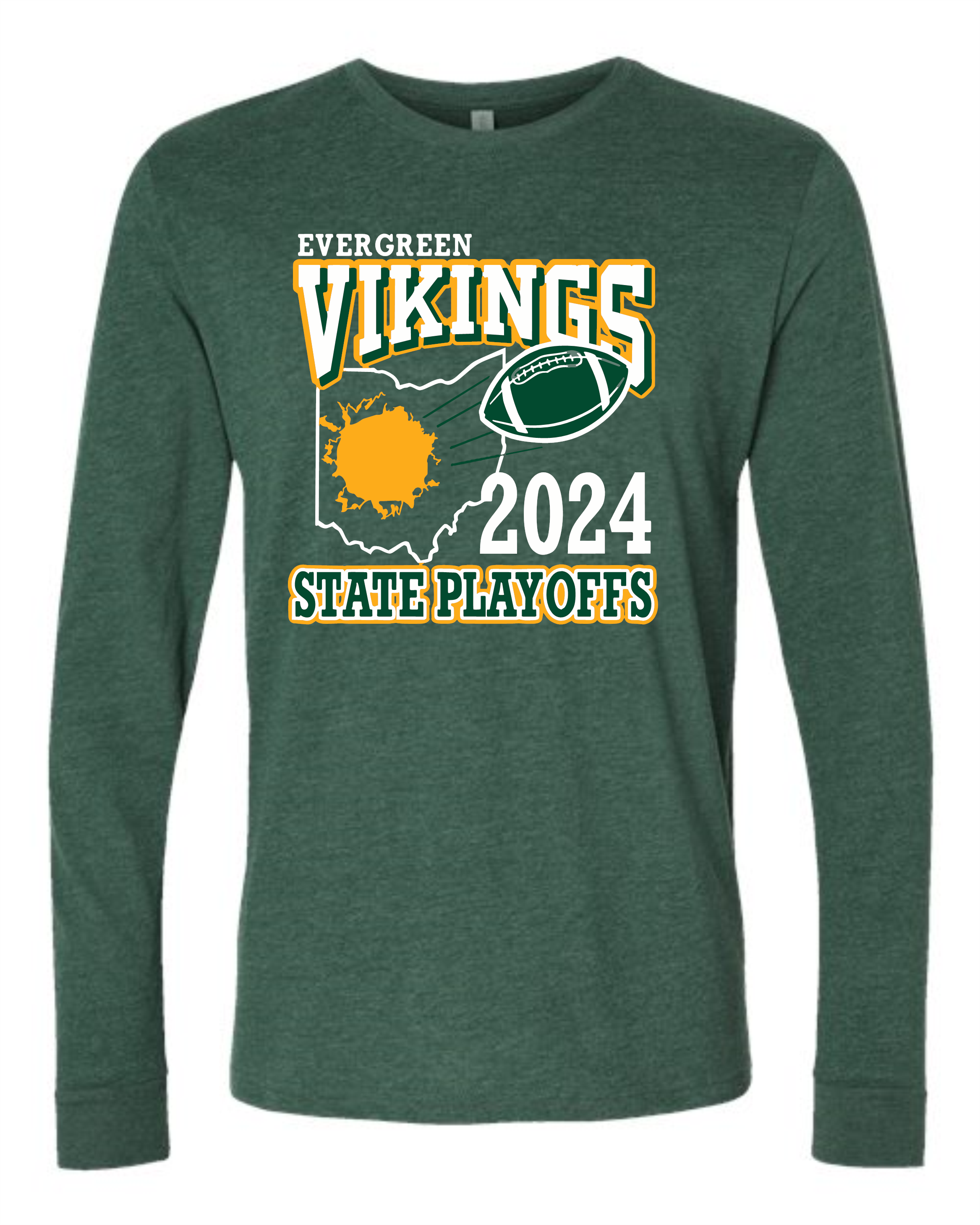 Evergreen Football Playoff - Long sleeve