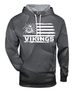 Load image into Gallery viewer, Evergreen Flag Crewneck - Badger
