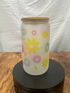 16oz Frosted Glass mug