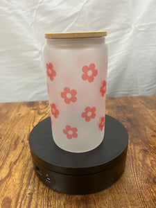 16oz Frosted Glass mug