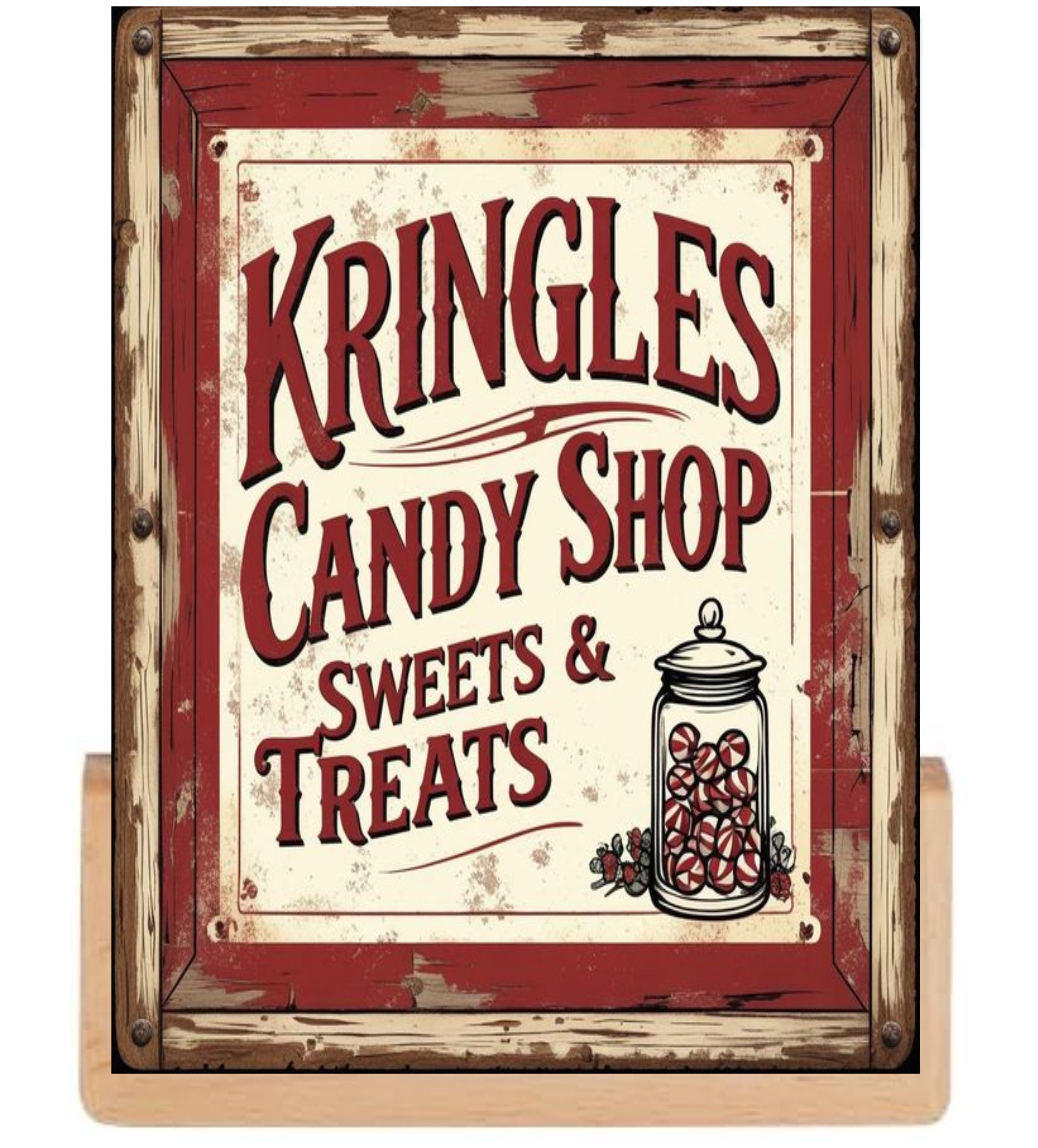 Night Light w/ wood stand