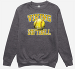 Load image into Gallery viewer, Viking Softball Distressed L7 Crewneck
