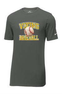 Viking Baseball Distressed Nike Dri-FIT Cotton/Poly Tee