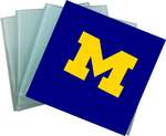 Load image into Gallery viewer, Square Glass Coaster set
