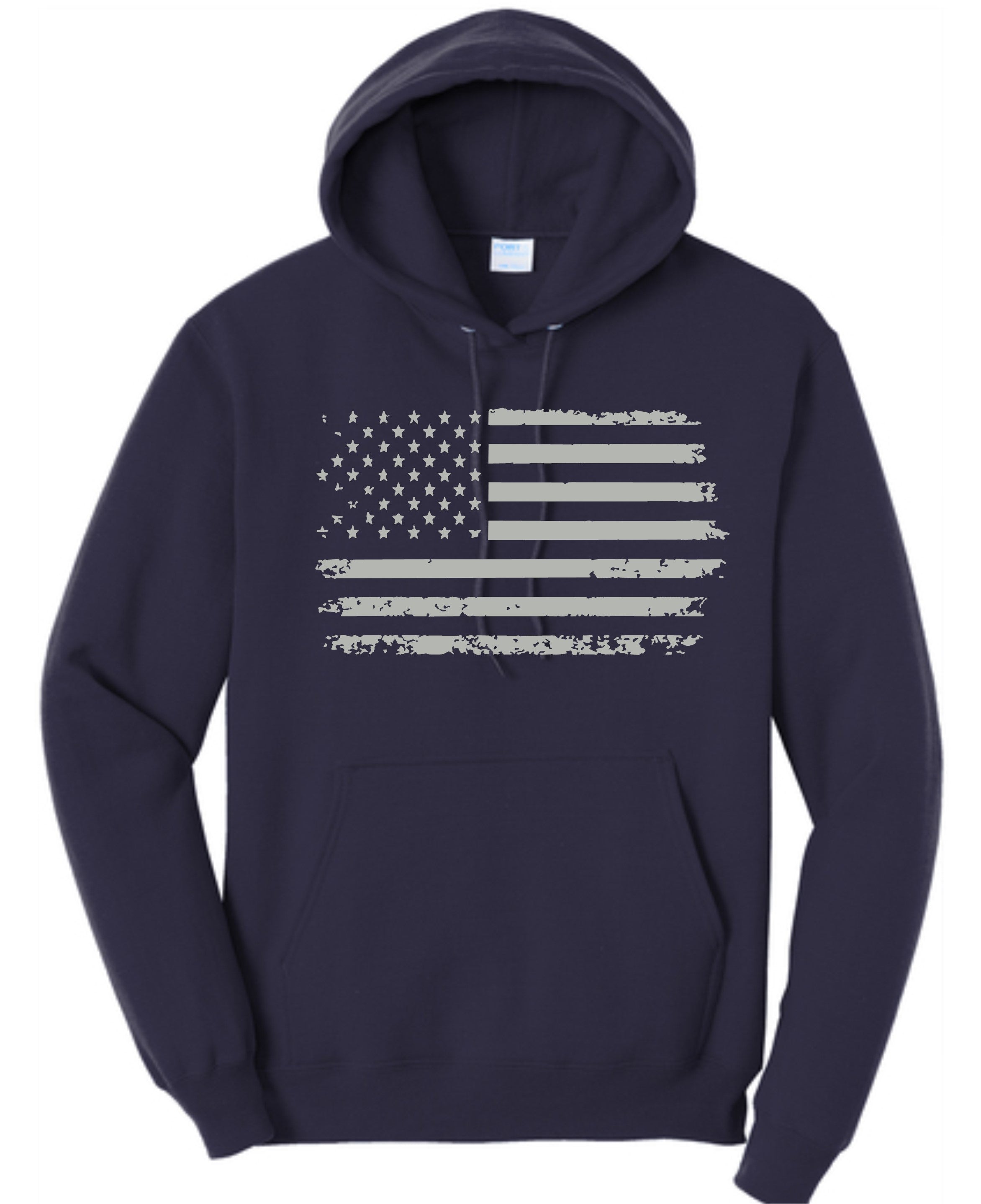 Distressed Flag Hoodie Youth & Adult