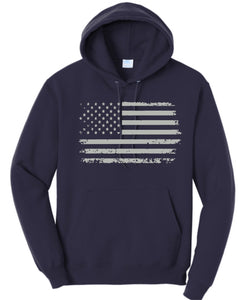 Distressed Flag Hoodie Youth & Adult