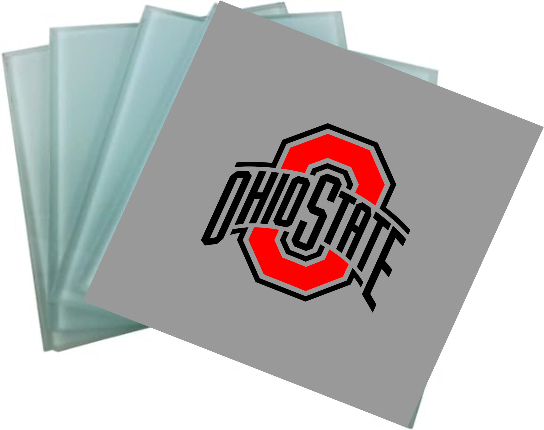 Square Glass Coaster set