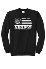 Load image into Gallery viewer, Evergreen Flag Crewneck - Port &amp; Company
