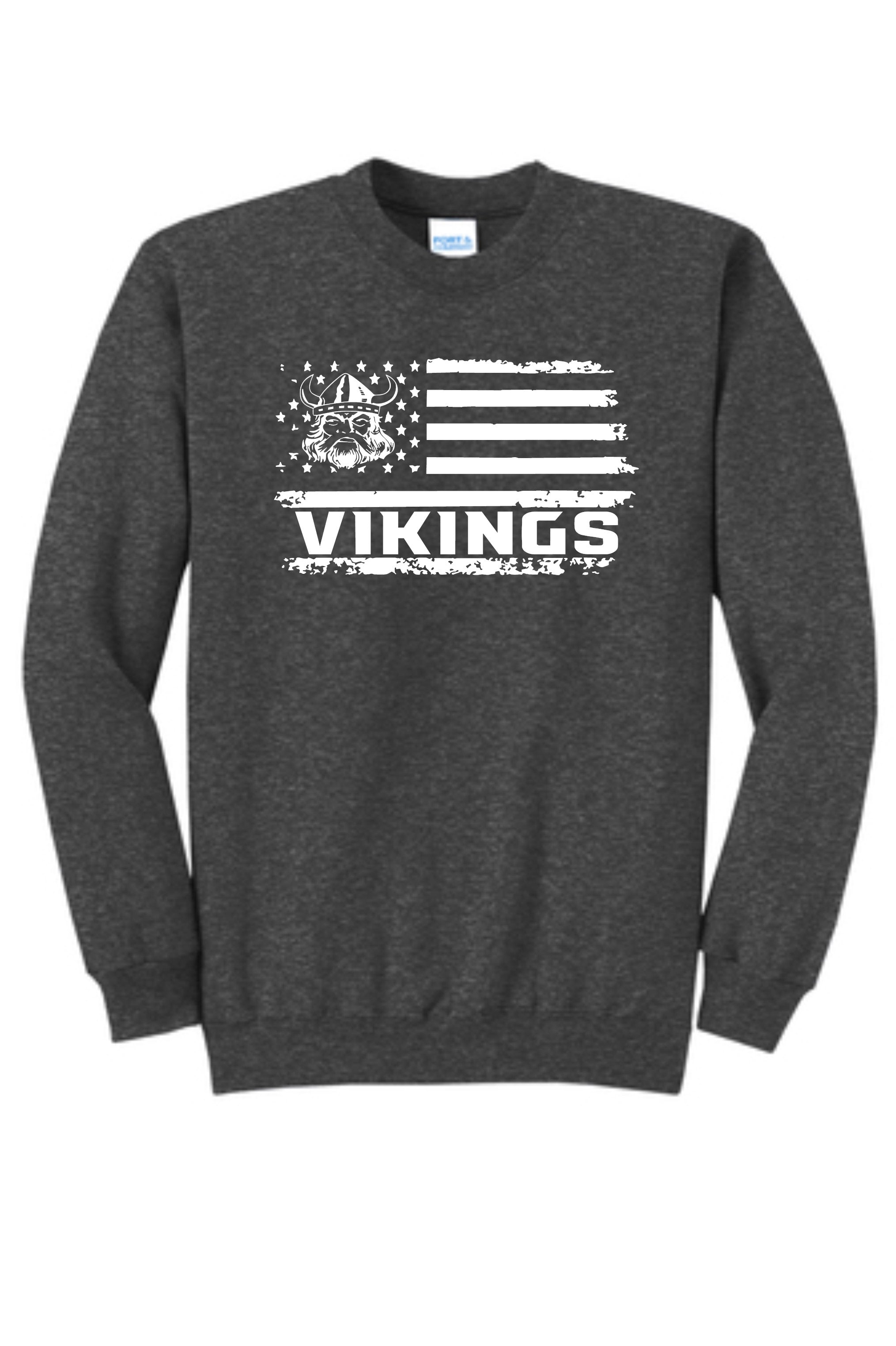 Evergreen Flag Crewneck - Port & Company