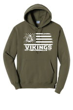 Load image into Gallery viewer, Evergreen Flag Hood - Port &amp; Company
