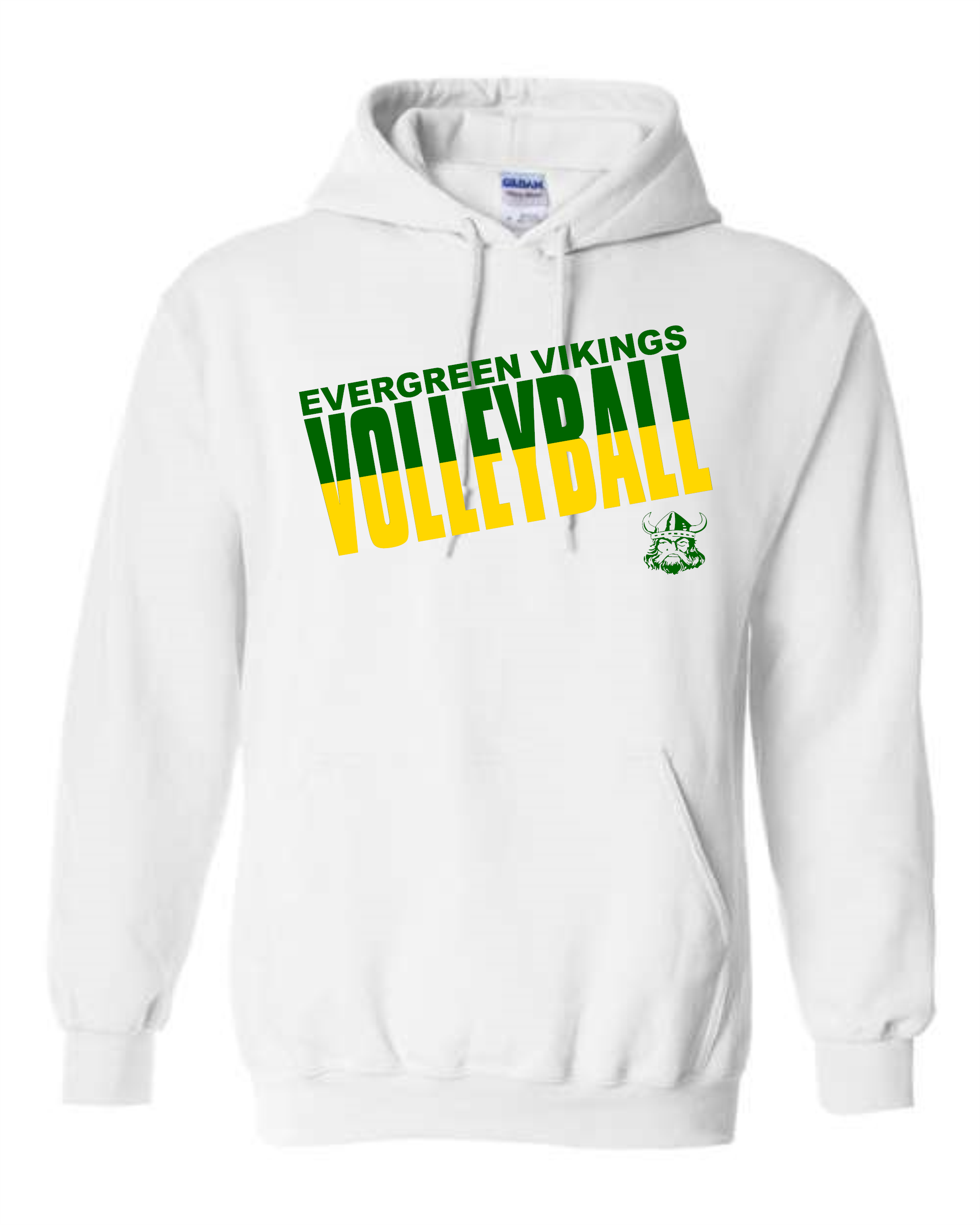 Green/Gold Volleyball